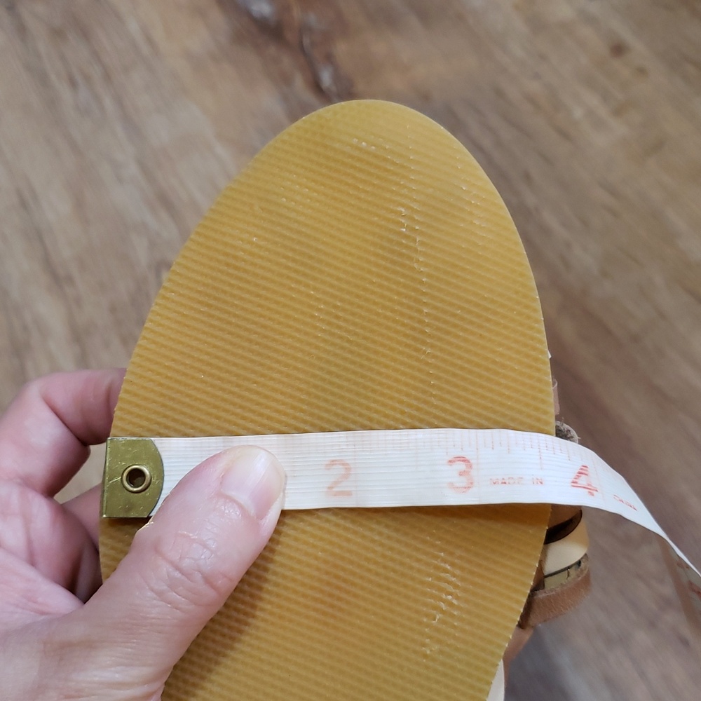 NWOT Nisolo Women's Huarache Sandal Bone/Almond Colorblock, Size 7.5 - Picture 9 of 9